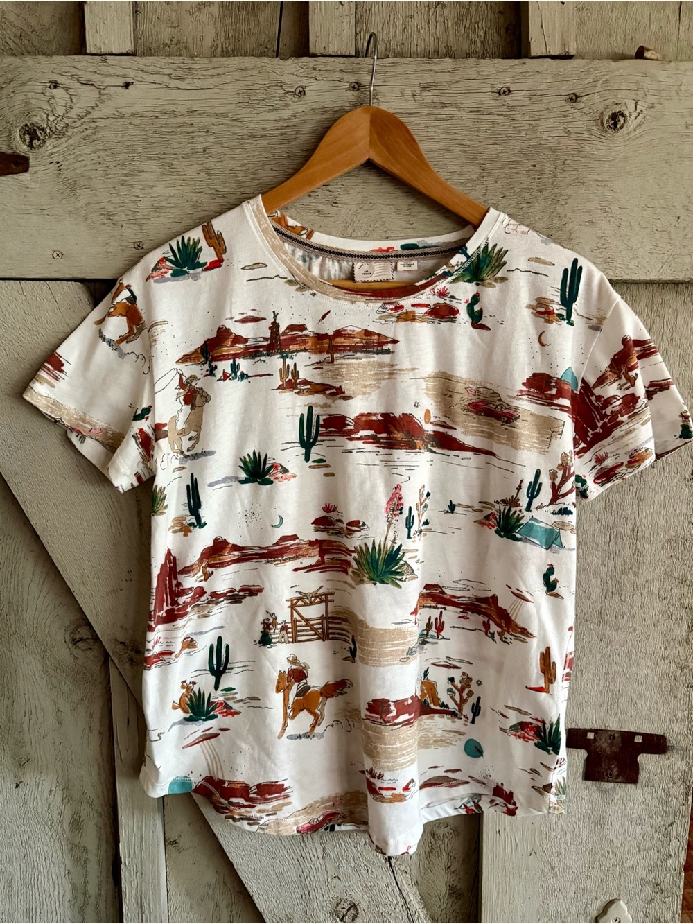 Anthropologie Wild West tee